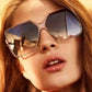 Ochelari De Soare Clasici la Modă cu Filtru UV400, Maro