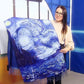 Eșarfă-Șal din Lână, 70 cm x 180 cm, Model Pictură Van Gogh - Starry Night - Bijuterii TV