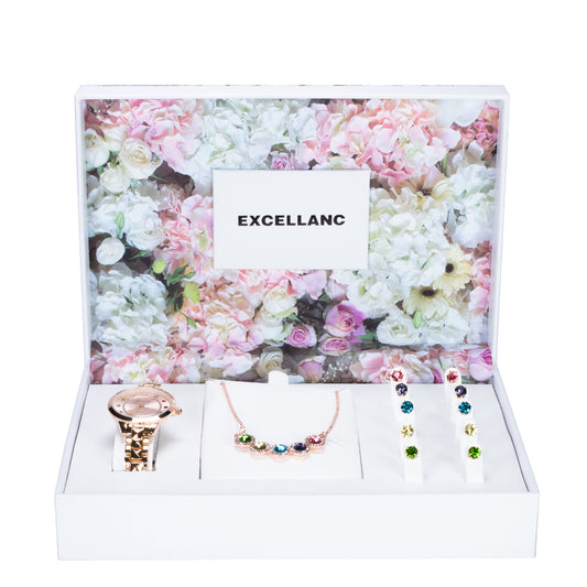 Set din Aliaj cu Cristal Multicolor Emporia®