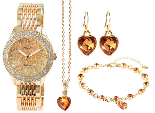 Set din Aliaj cu Cristal Multicolor Emporia®