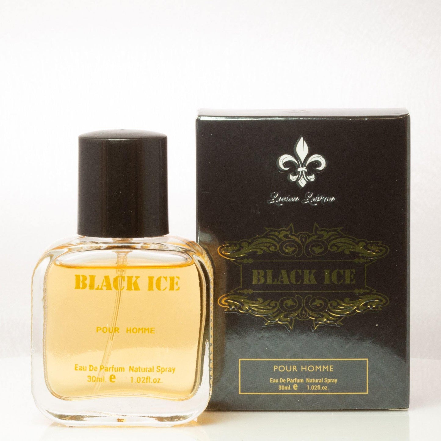 30 ml EDT Lucien Lebron 'Black Ice' cu Arome Fructat-Lemnoase pentru Bărbați - Bijuterii TV
