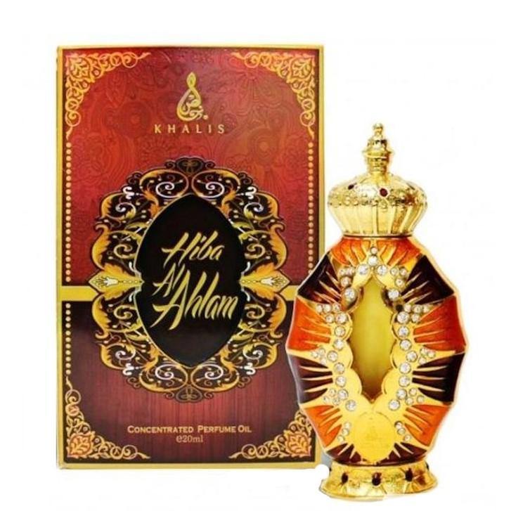 20 ml Ulei de Parfum Hiba Al Ahlam cu Arome Lemnoase și Caramel Dulce pentru Femei - Bijuterii TV