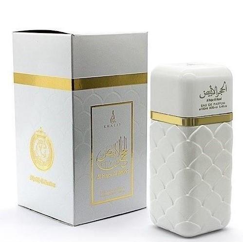 100 ml Eau de Perfume Al Hajar Al Abyad cu Arome Floral-Vaniliate și Mosc pentru Femei - Bijuterii TV