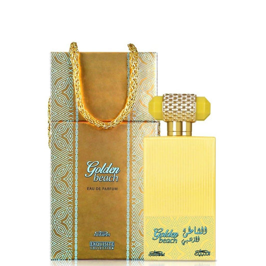 100 ml Eau de Parfum Golden Beach cu Arome de Chihlimbar-Vanilie pentru Femei și Bărbați - Bijuterii TV