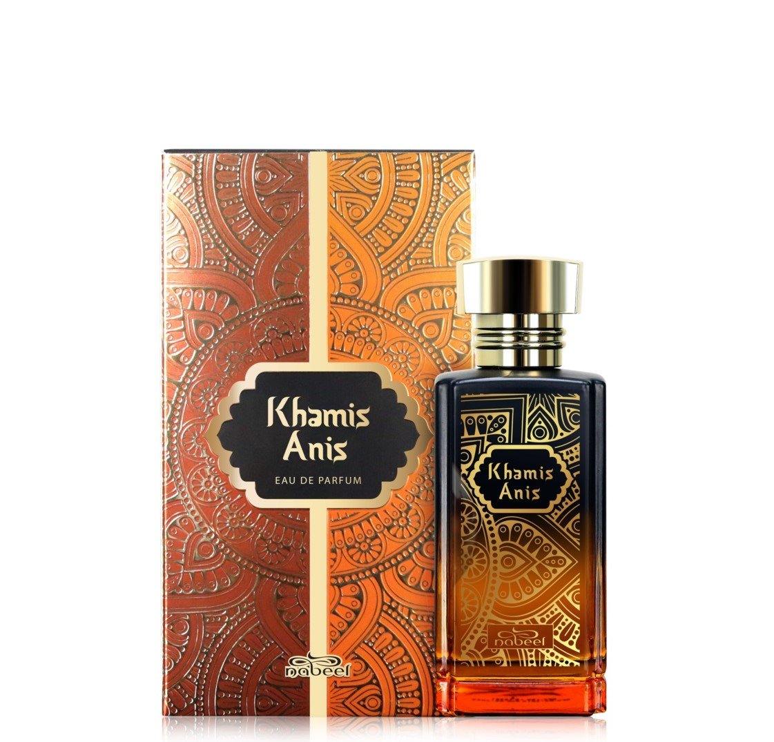 100 ml Eau de Parfum Khamis Anis cu Arome Oriental-Fructate pentru Femei și Bărbați - Bijuterii TV