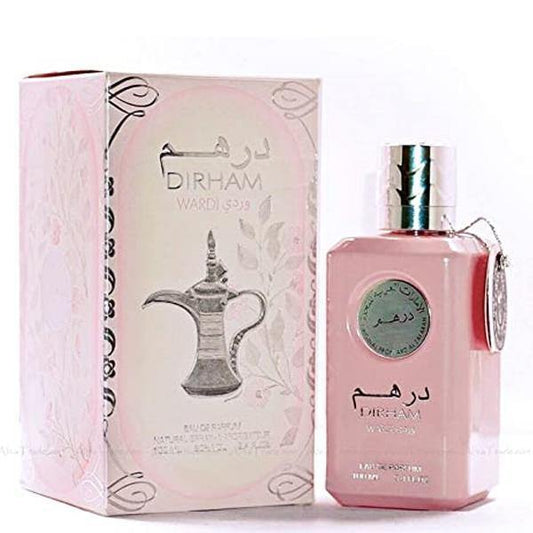 100 ml Eau de Parfume Dirham Wardi cu Arome Dulci Fructate-Florale pentru Femei - Bijuterii TV