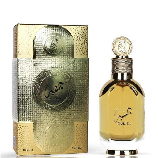 100 ml Eau de Parfum Guinea cu Arome Vanilate, Lemn de Santal și Mosc pentru Bărbați și Femei - Bijuterii TV
