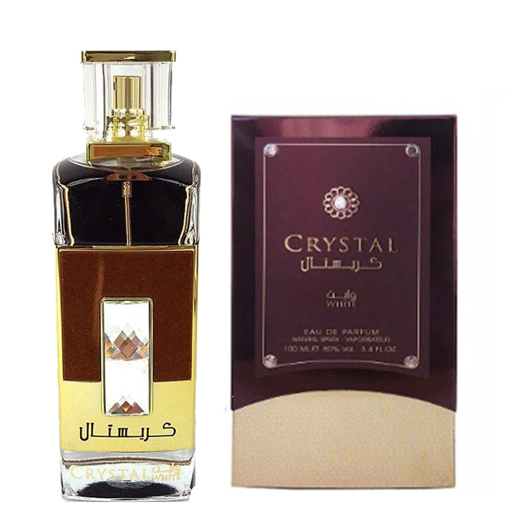 100 ml Eau de Perfume Crystal White cu Arome Lemnoase și Pudrate pentru Femei - Bijuterii TV