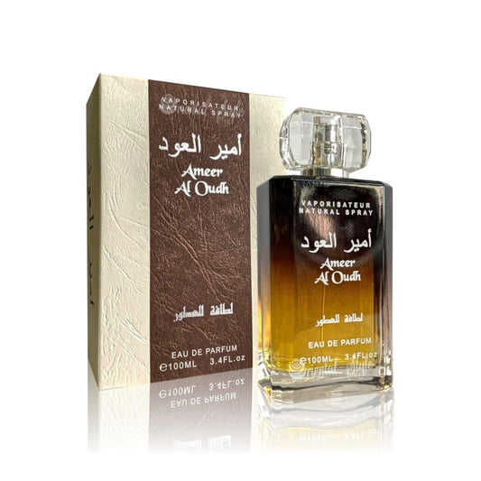 100 ml Eau de Perfume Ameer Al Oud cu Arome Intense Dulci Lemnoase pentru Bărbați - Bijuterii TV