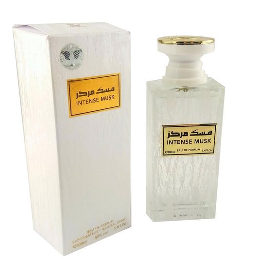 100 ml Eau de Perfume Intense Musk cu Arome Floral-Lemnoase pentru Bărbați și Femei - Bijuterii TV