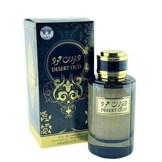 100 ml Eau de Perfume Desert Oud cu Arome Florale, Chihlimbar și Mosc pentru Bărbați - Bijuterii TV