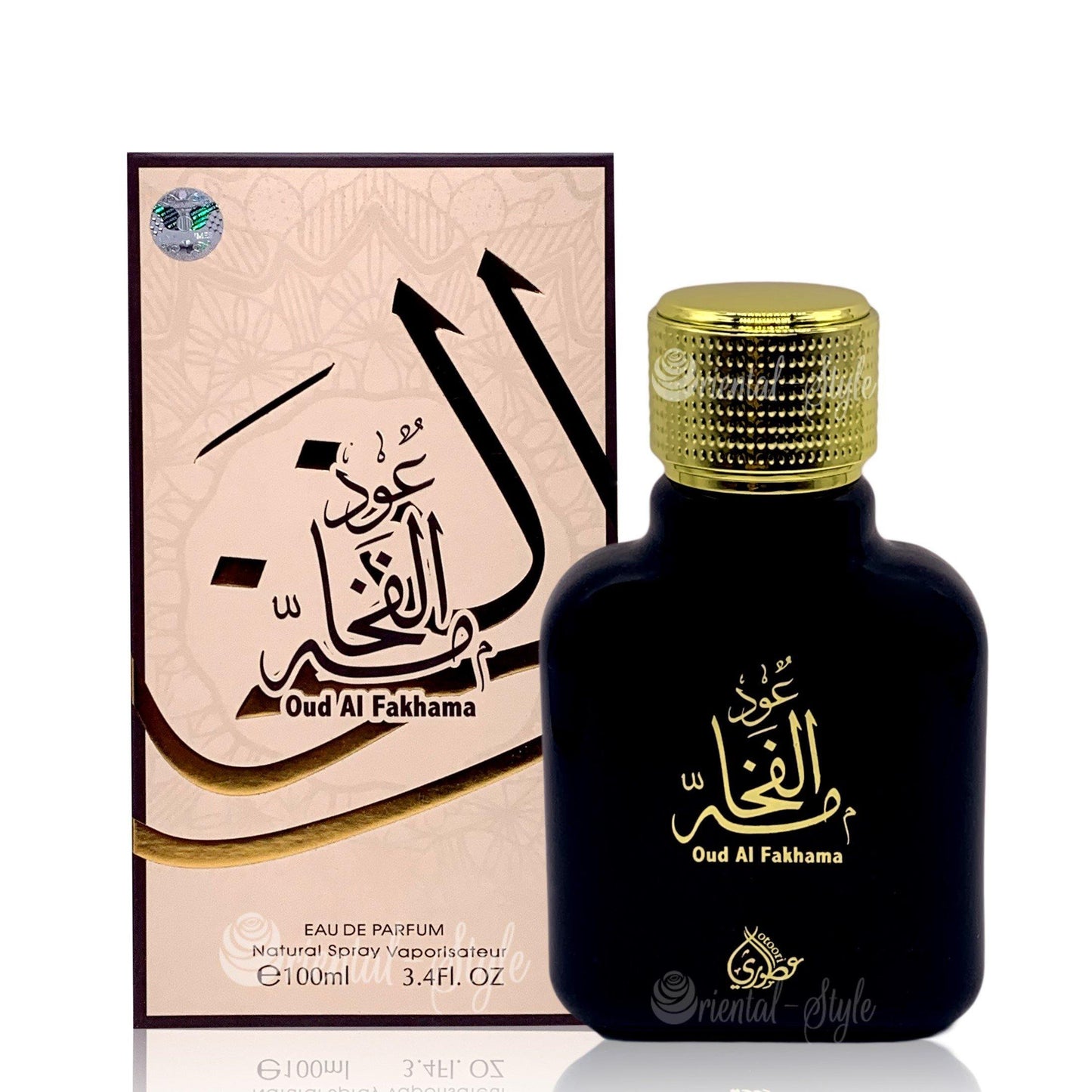 100 ml Eau de Perfume Oud Al Fakhama cu Arome Citrat-Fructate pentru Bărbați și Femei - Bijuterii TV