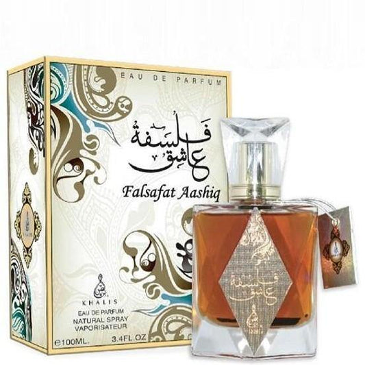 100 ml Eau de Parfum Falsafah Aashiq cu Arome Dulci și Mosc pentru Bărbați și Femei - Bijuterii TV