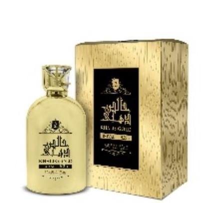 100 ml Eau de Parfum Khalis Royal cu Arome de Chihlimbar și Piele pentru Bărbați și Femei - Bijuterii TV