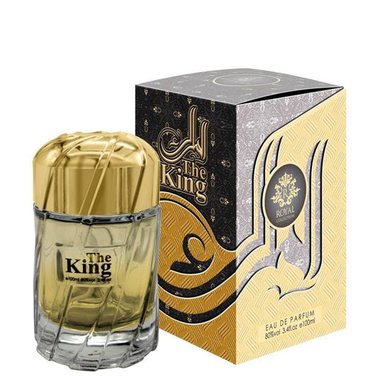 100 ml Eau de Perfume The King cu Arome Fructate, Lemn de Santal și Mosc pentru Bărbați - Bijuterii TV