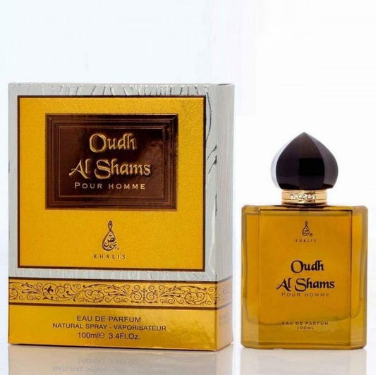 100 ml Eau de Perfume Oudh Al Shams cu Arome Picant-Lemnoase pentru Bărbați - Bijuterii TV