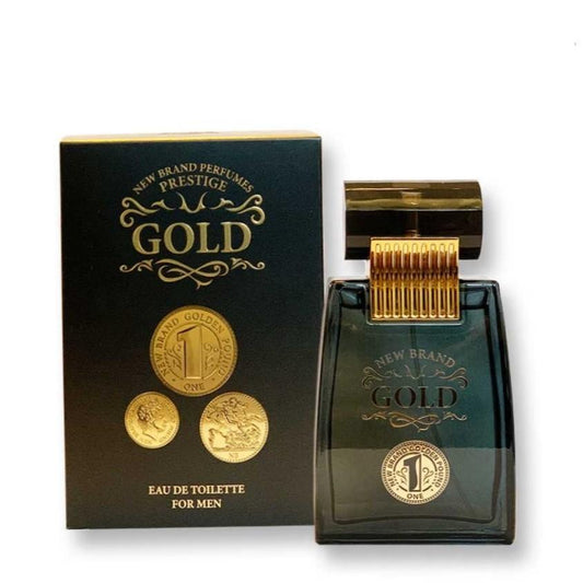 100 ml EDT Gold Men cu Arome Proaspete Fructate pentru Bărbați - Bijuterii TV