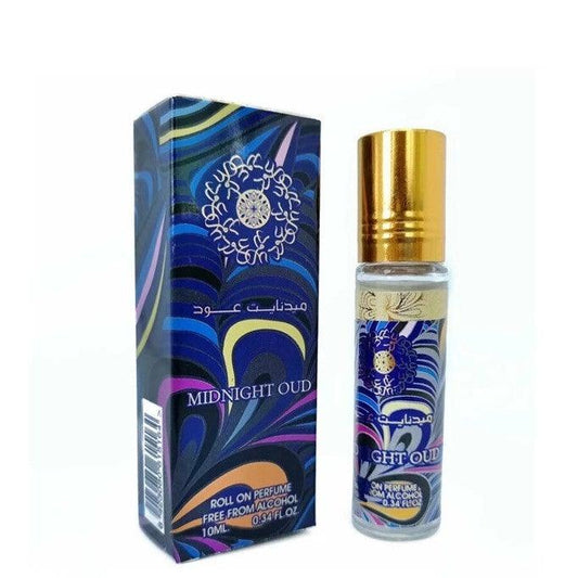 10 ml Ulei de parfum Midnight Oud cu Arome Lemnos-Oriental-Picante pentru Bărbați - Bijuterii TV