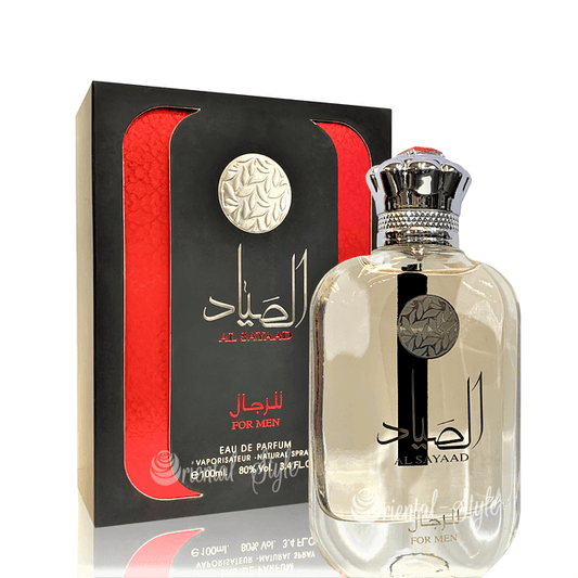100ml  Eau de Perfume Al Sayad cu Arome de Lavandă Lemnoasă și Mosc pentru Femei - Bijuterii TV