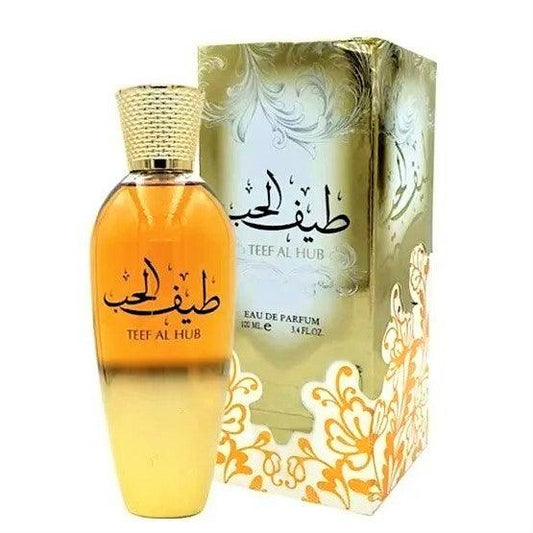 100ml  Eau de ParfumAl Teef Al Hub cu Arome de Caramel Dulce și Oud Lemnos pentru Bărbați și Femei - Bijuterii TV