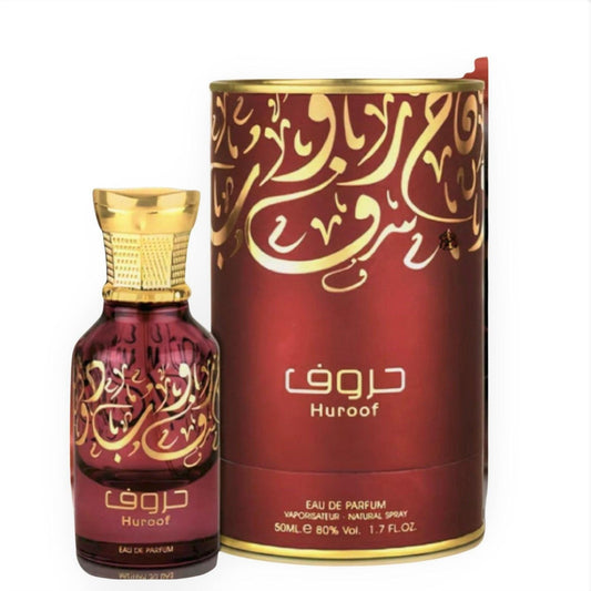 50 ml Eau de Perfume Huroof cu Arome Picante de Oud pentru Bărbați - Bijuterii TV