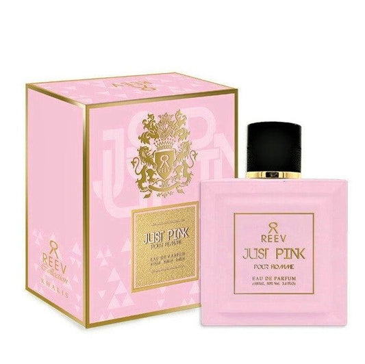 100 ml Eau de Perfume Just Pink cu Arome Pudrate Florale pentru Femei - Bijuterii TV