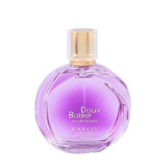 100 ml  Eau de Perfume Doux Baiser cu Arome Picant Vanilate și Fructate pentru Bărbați și Femei - Bijuterii TV