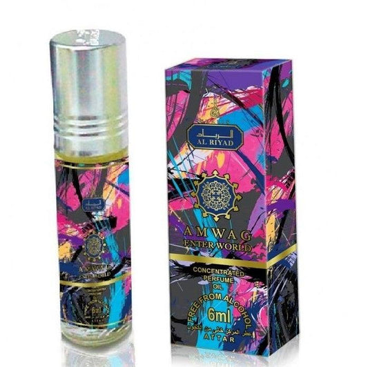 6 ml Ulei de Parfum Amwag Enter World cu Arome Dulci-Picante pentru Femei - Bijuterii TV