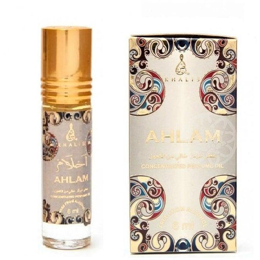 6 ml Ulei de Parfum Ahlam Oriental cu Arome de Caramel și Santal pentru Bărbați - Bijuterii TV