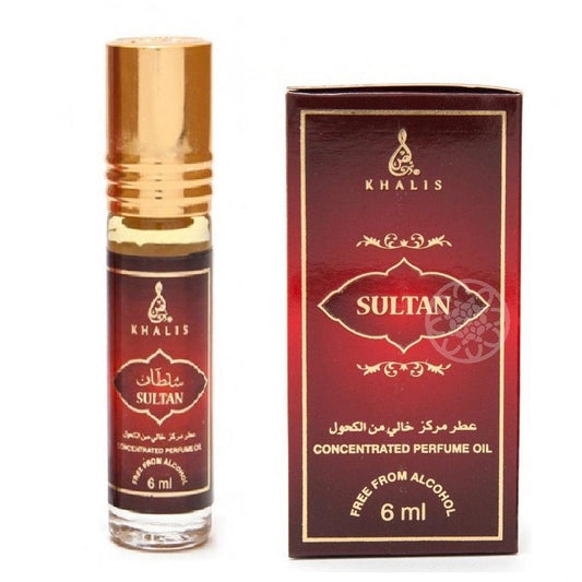 6 ml Ulei de Parfum Sultan cu Arome de Chihlimbar și Mosc, Unisex - Bijuterii TV