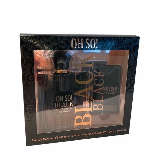 100 ml + 20 ml Parfum EDP "OH SO ! BLACK" cu Arome Oriental-Vanilate pentru Femei