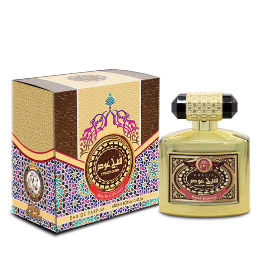 100 ml Parfum EDP SHEIKH OUDH cu Arome Picante și Oud pentru Bărbați