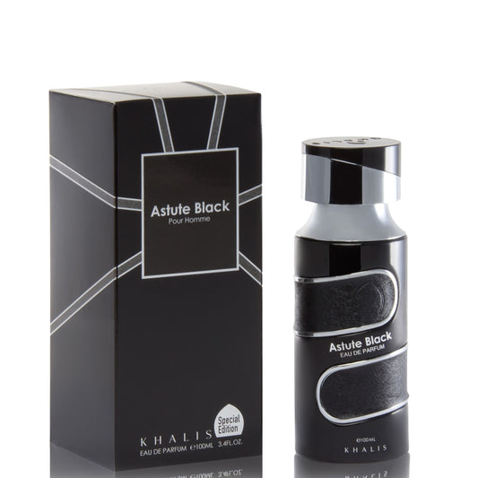 100 ml Parfum EDP ASTUTE BLACK cu Arome Floral-Lemnoase pentru Bărbați