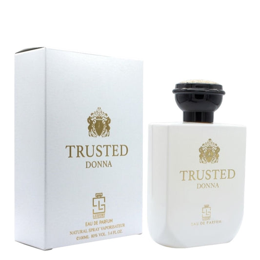 100 ml Eau de Perfume TRUSTED DONNA cu Arome Fructat-Florale și Mosc pentru Femei