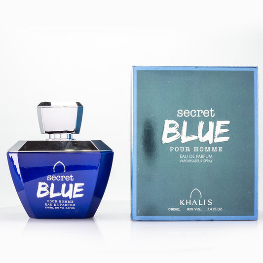 100 ml EDP SECRET BLUE cu Arome Fructat-Lemnoase pentru Bărbați