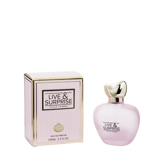 100 ml Parfum EDP "Live & Surprise" cu Arome Floral-Lemnoase pentru Femei