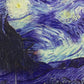 Eșarfă-Șal din Lână, 70 cm x 180 cm, Model Pictură Van Gogh - Starry Night - Bijuterii TV