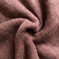 Poncho Tricotat cu Guler Înalt, 50 cm x 70 cm x 335 cm, Maro Ruginiu