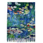 Eșarfă-Șal din Lână, 70 cm x 180 cm, Model Pictură Monet-Water Lilies - Bijuterii TV