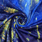Eșarfă-Șal din Lână, 70 cm x 180 cm, Model Pictură Van Gogh - Starry Over The Rhone - Bijuterii TV