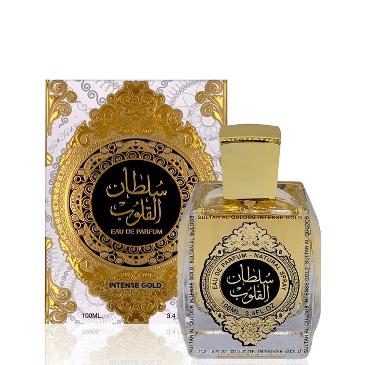 100 ml Parfum Sultan Al Quloob Intense Gold cu Arome Picant-Lemnoase pentru Bărbați și Femei - Bijuterii TV