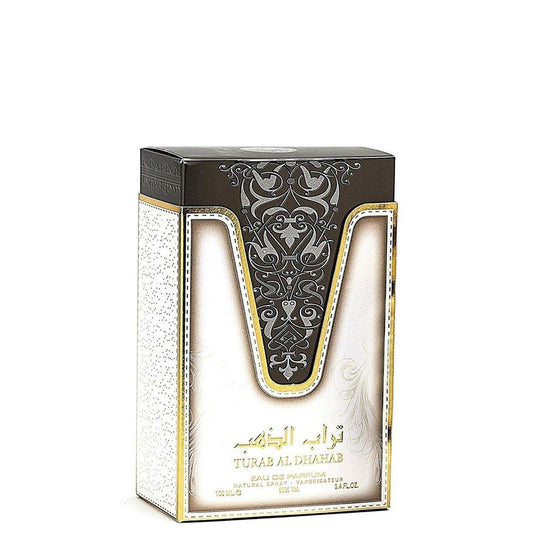 100 ml Eau de Parfum Turab Al Dhahab cu Arome de Mosc Dulce pentru Bărbați și Femei - Bijuterii TV