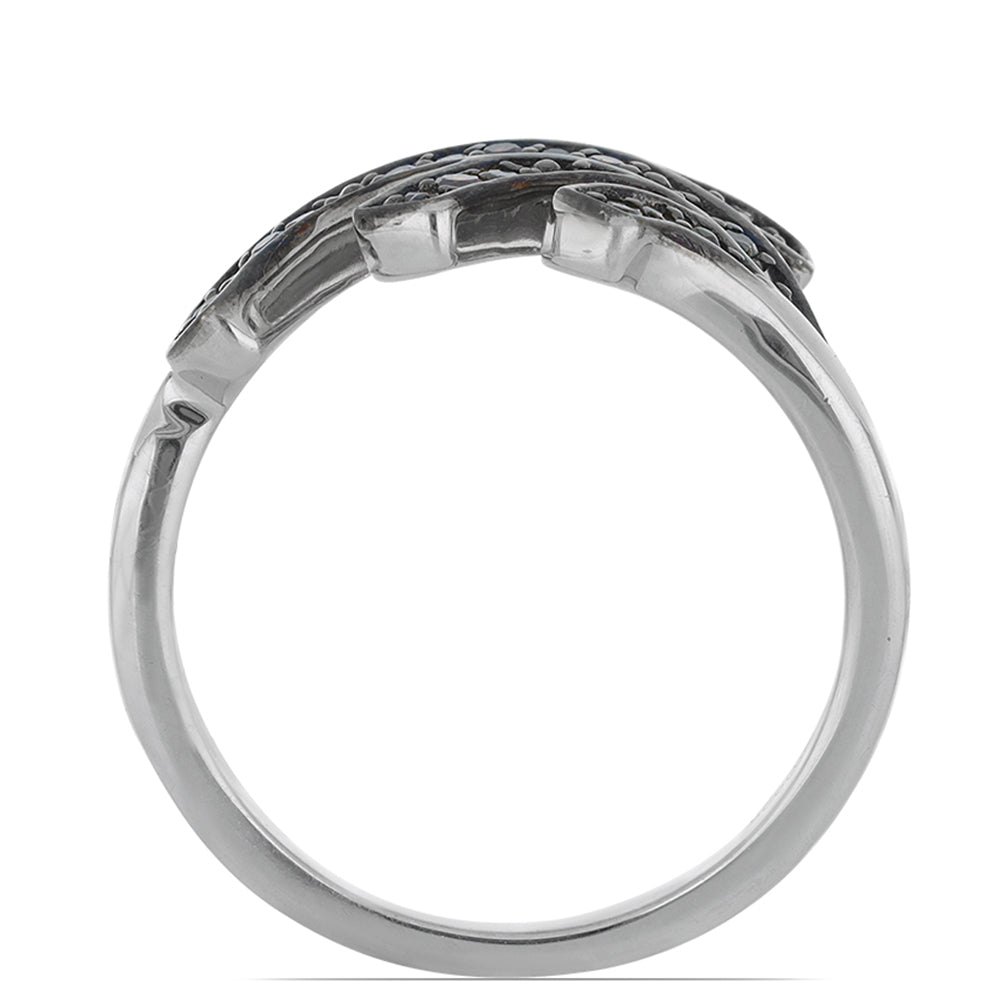 Inel din Argint 925 ( 2.89 grame ) cu Diamant Roșu 0.14 Carate