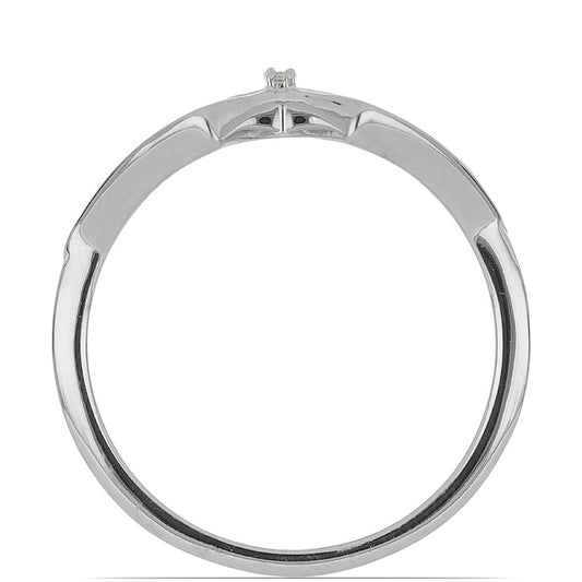 Inel din Argint 925 ( 2.46 grame ) cu Diamant Alb 0.01 Carate