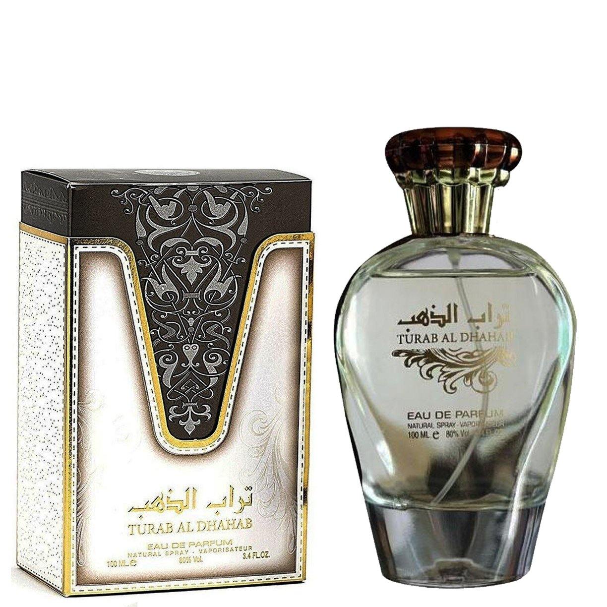 100 ml Eau de Parfum Turab Al Dhahab cu Arome de Mosc Dulce pentru Bărbați și Femei - Bijuterii TV