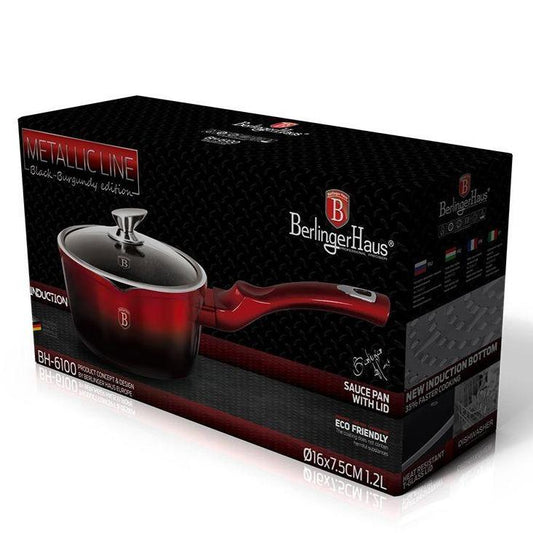 Tigaie adâncă Berlinger Haus Metallic Line cu capac